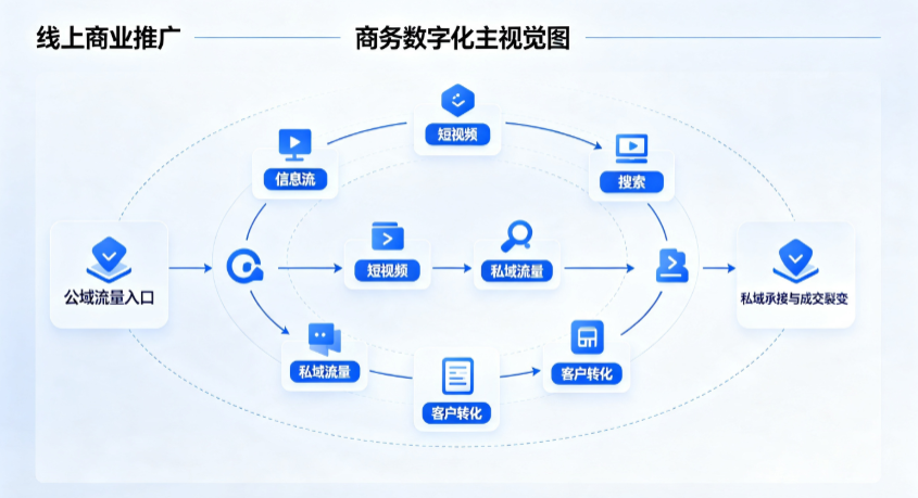 凤台县线上商业推广怎么做？全域流量闭环搭建与低成本转化实战指南